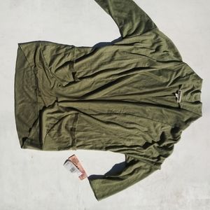 NWT Green Cardigan with Pockets Size Sm